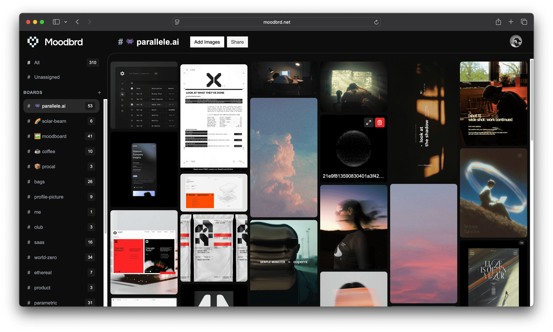 Shotref App Interface